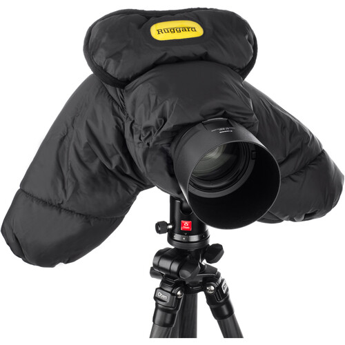 Ruggard DSLR Parka Cold and Rain Protector for Cameras and Camcorders (Black)