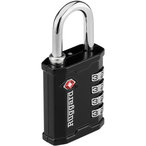 Ruggard 4-Dial Heavy-Duty TSA Combination Lock