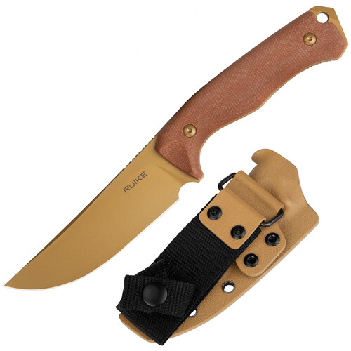 Ruike F186 Fixed Blade Knife (Brown)