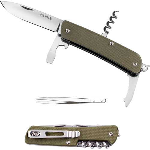 Ruike M21 Folding Knife and Multi-Tool (Green)