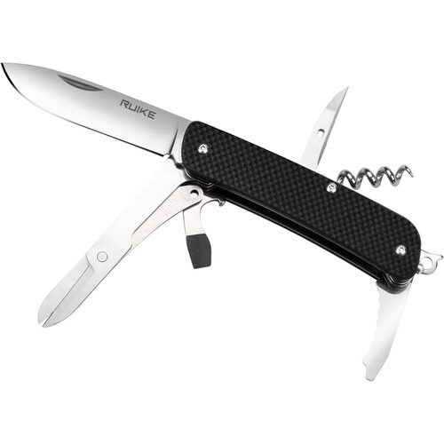 Ruike M31 Folding Knife & Multitool (Black)