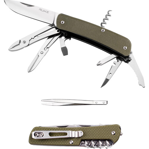 Ruike M41 Folding Knife & Multi-Tool (Green)