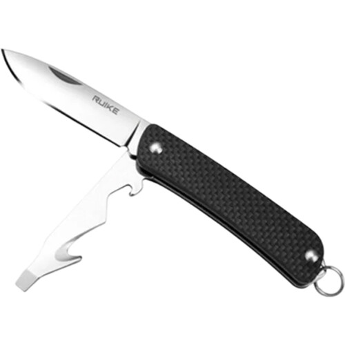 Ruike S21-B Folding Knife Multi-Tool (Black Handle)