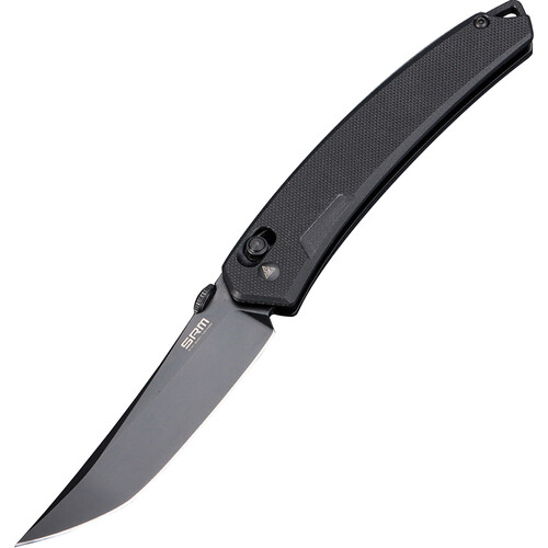 Ruike SRM-9211 Folding Knife (Black Handle, Black Blade)
