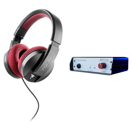 Rupert Neve Designs RNHP Precision Headphone Amplifier Kit with Professional Closed-Back Headphones