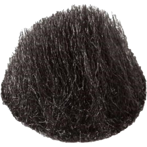 Rycote Overcovers Advanced Fur Disc Wind Covers for Lavalier Mics (10-Pack, 5 Black Fur, 25 Round Stickies)