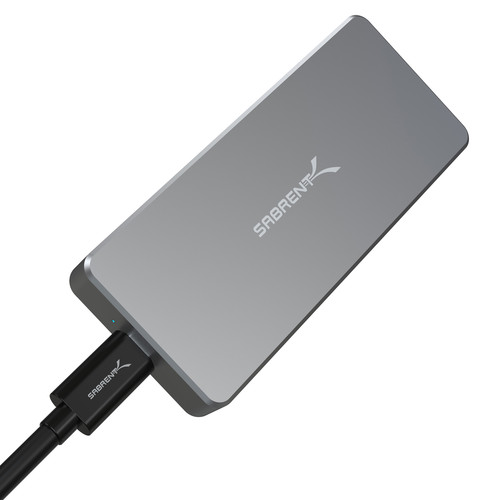 Sabrent 512GB Rocket Pro NVMe USB 3.1 External Aluminum SSD (Silver)