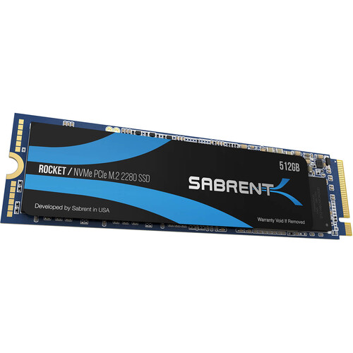 Sabrent 512GB ROCKET NVMe PCIe M.2 2280 Internal High-Performance SSD