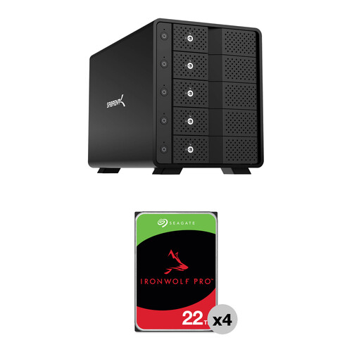 Sabrent USB 3.2 Gen 2 5-Bay 3.5" SATA Hard Drive Tray-Less Docking Station 88TB Kit