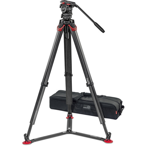 Sachtler FSB-4 Fluid Head & flowtech 75mm Tripod System 0396 B&H