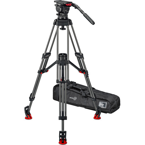 Sachtler FSB 16T Mk II System with CF-100ENG 2CF Carbon Fiber Tripod Legs and Mid-Level Spreader