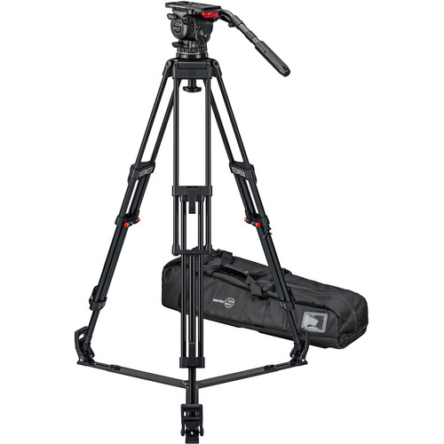 Sachtler FSB 18T Mk II System with DA-100 ENG 2D Aluminum Tripod Legs and Ground Spreader