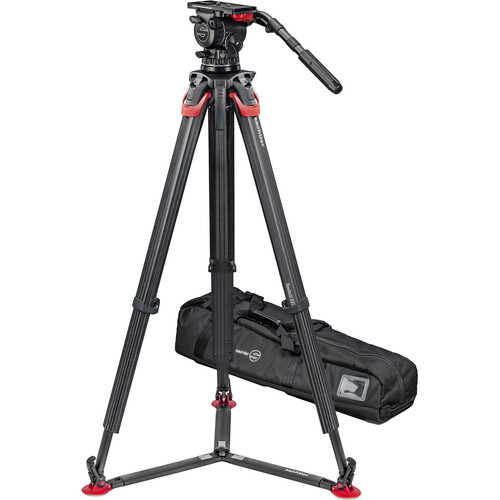 Sachtler FSB 18T Mk II System with flowtech 100 GS Tripod and Ground Spreader