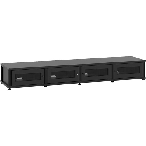 Salamander Designs Synergy Model 147 A/V Cabinet (Black with Black Posts)