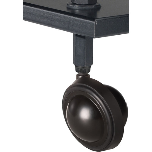 Salamander Designs Saturn Caster for Archetype Shelving System (Set of 4, Satin Black)