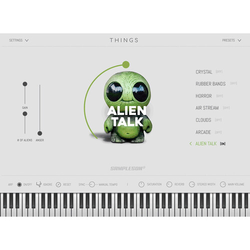 Sampleson THINGS Synth Sound Instrument Plug-In Software