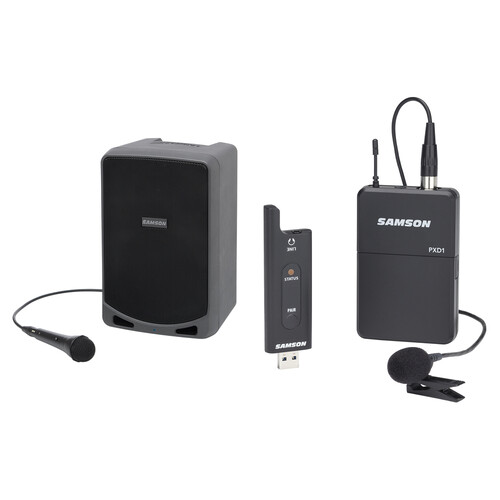 Samson Expedition XP106 Portable PA System Kit with XPD2 Wireless Lavalier Mic