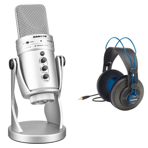 Samson G-Track Pro Desktop Recording Kit (Silver)