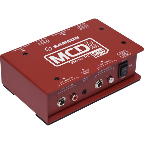 Samson S-MAX MCD2 Pro 2-Channel Passive PC Direct Box