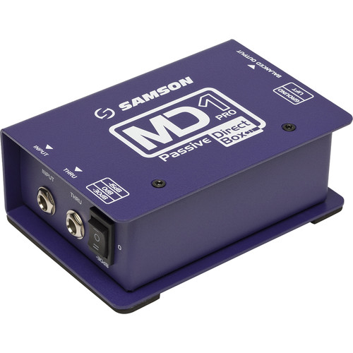 Samson S-MAX MD1 Pro Single Channel Passive Direct Box