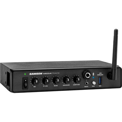Samson SM4 4-Channel Rack-Mountable Mixer with Bluetooth