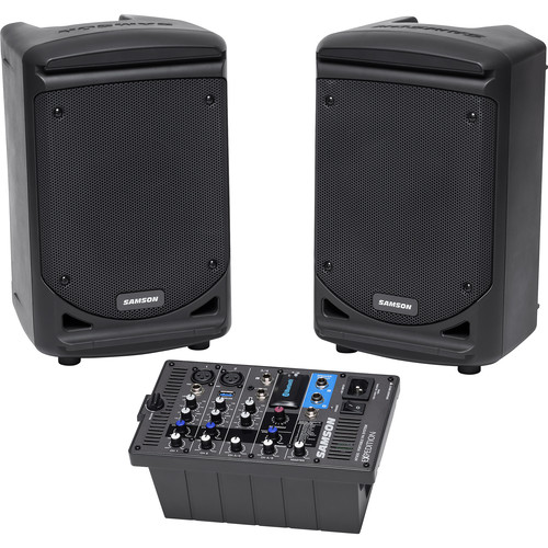 Samson Expedition XP300 6" 2-Way 300W All-in-One Portable Bluetooth-Enabled Stereo PA System