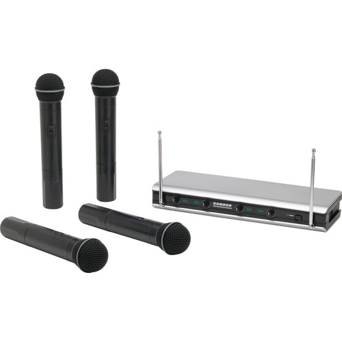 鏡音hshsセット Samson Stage 466 Quad Handheld VHF Wireless SWV466SHT6A B&H