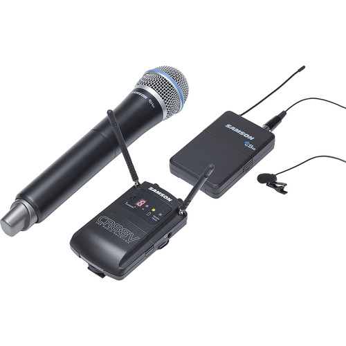 Samson Concert 88 Camera-Mount Wireless Combo Microphone System (D: 542 to 566 MHz)