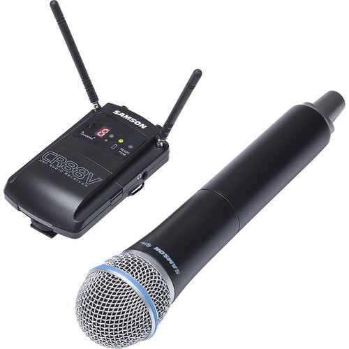Samson Concert 88 Camera-Mount Wireless Supercardioid Handheld Microphone System (K: 470 to 494 MHz)