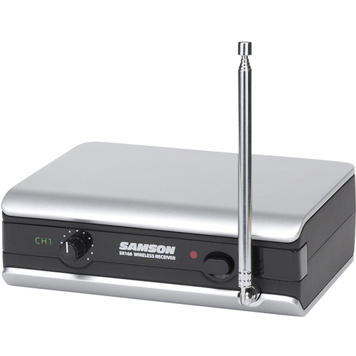 Samson SR 166 VHF Receiver for Stage v166 Wireless Microphone System (Channel 20)