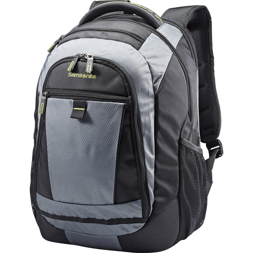Samsonite Tectonic 2 Medium Backpack (Black/Lime Green)