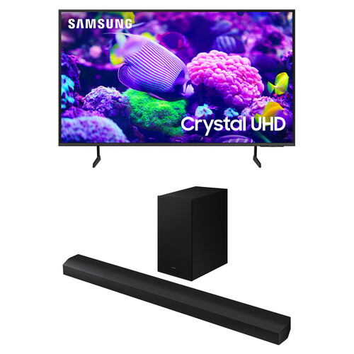 Samsung DU7200 Series 70" 4K HDR Smart LED TV & HW-B750D 5.1-Channel Soundbar System Kit