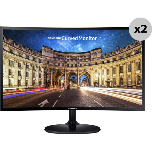Samsung Dual 390 Series C24F390 24" Curved Monitor Kit