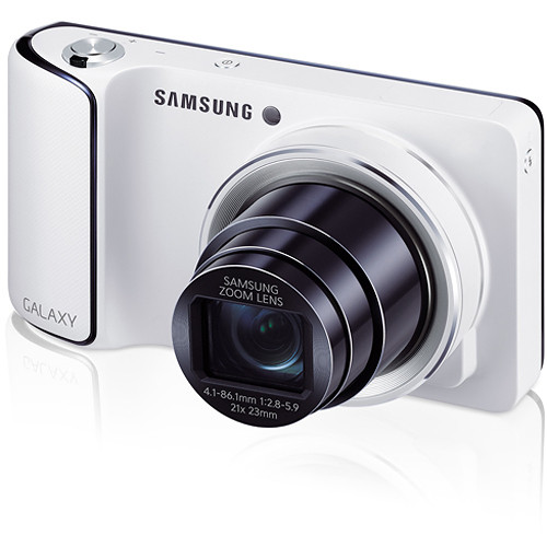 Samsung GC100 Galaxy Digital Camera (AT&T, White) EK-GC100ZWAATT