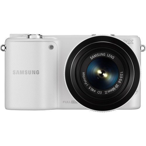 Samsung NX2000 Mirrorless Digital Camera with 20-50mm f/3.5-5.6 Lens (White)