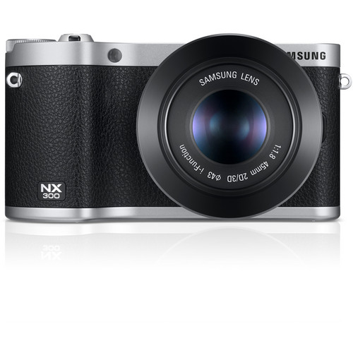 Samsung NX300 Mirrorless Digital Camera with 45mm EV-NX300ZBXTUS