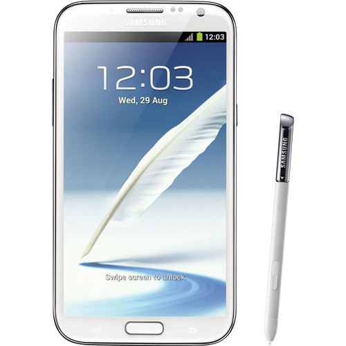 Samsung Galaxy Note 2 SGH-I317 16GB AT&T Branded I317-WHITE B&H