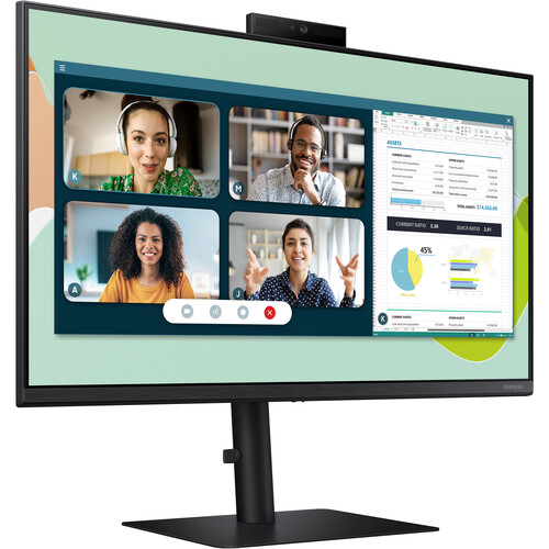 Samsung S4 24" 16:9 FreeSync IPS Monitor with Pop-Up Webcam