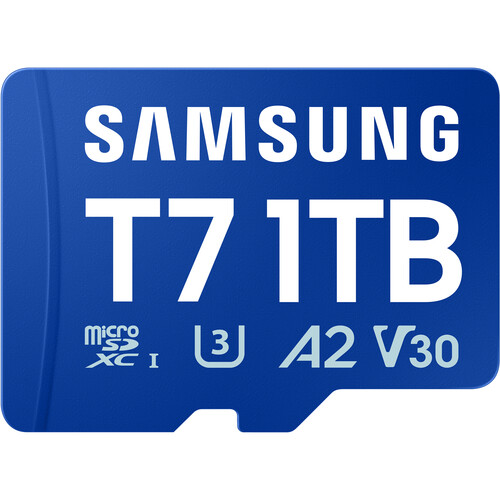 Samsung 1TB T7 UHS-I microSDXC Memory Card MB-MB1T0T/AM B&H