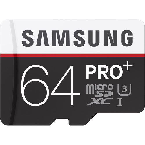 Samsung 64GB PRO+ UHS-I microSDXC Memory Card