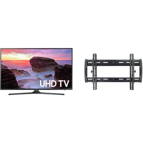 Samsung MU6300 50"-Class HDR UHD Smart LED TV and Tilting Wall Mount Kit