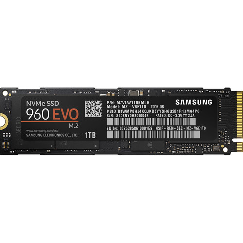 Samsung 1TB 960 EVO NVMe M.2 Internal SSD