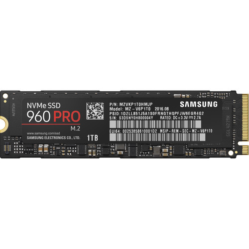 Samsung 1TB 960 PRO M.2 Internal SSD