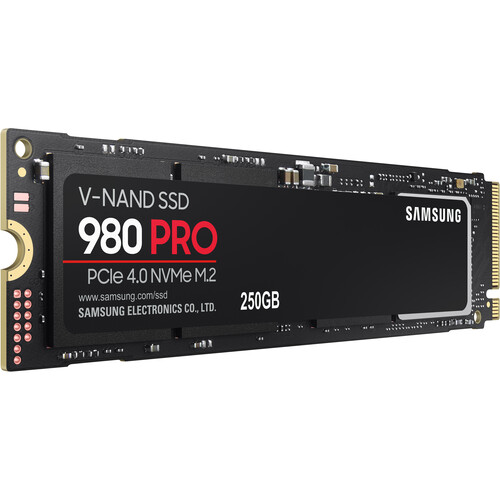 Samsung 250GB 980 PRO PCIe 4.0 x4 M.2 Internal SSD