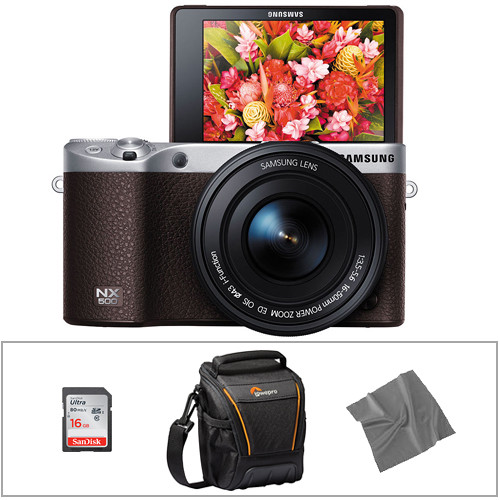 6.3割引‼︎Samsung NX500 カメラ 本体&レンズ２つ！ Samsung NX500 Mirrorless Digital Camera with 16-50mm Power Zoom