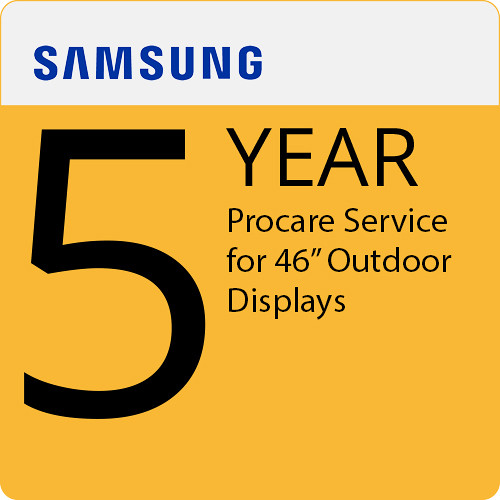 Samsung 5-Year Next Day Exchange with White Glove Service for 46" Commercial Outdoor Displays