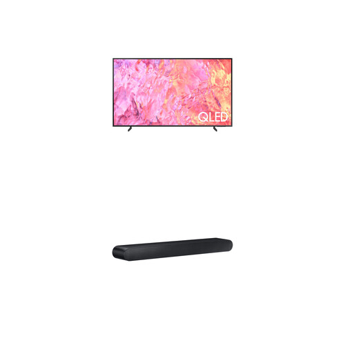 Samsung Q60C 65" 4K HDR Smart QLED TV & HW-S60B 5-Channel Soundbar Kit