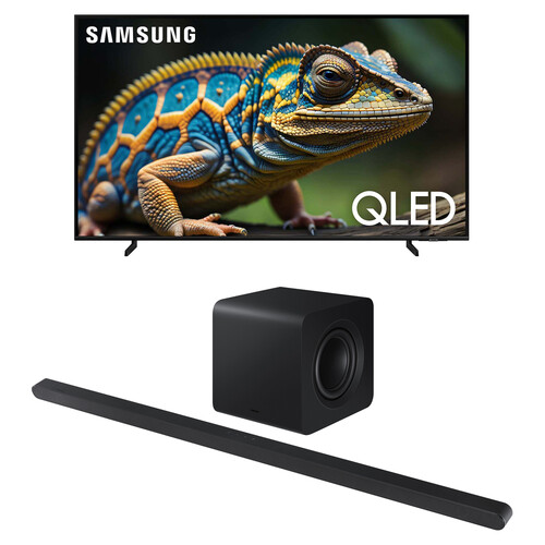 Samsung Q60D Series 50" 4K HDR Smart QLED TV & HW-S800D 3.1.2-Channel Soundbar System Kit