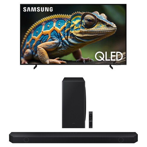 Samsung Q60D Series 70" 4K HDR Smart QLED TV & HQ-Q800D 360W 5.1.2-Channel Soundbar System Kit