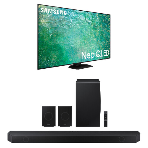Samsung Q80C 98" 4K HDR Smart QLED TV & HQ-Q990D 656W 11.1.4-Channel Soundbar System Kit